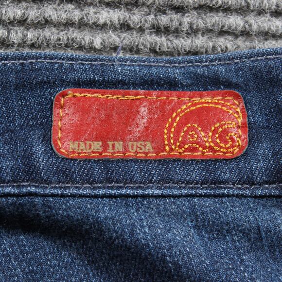 AG Adriano Goldschmied Farrah Skinny Jeans Women's 25x27 Blue High Rise Stretch - Picture 8 of 9